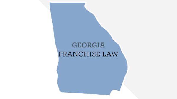 Georgia franchise law and registration