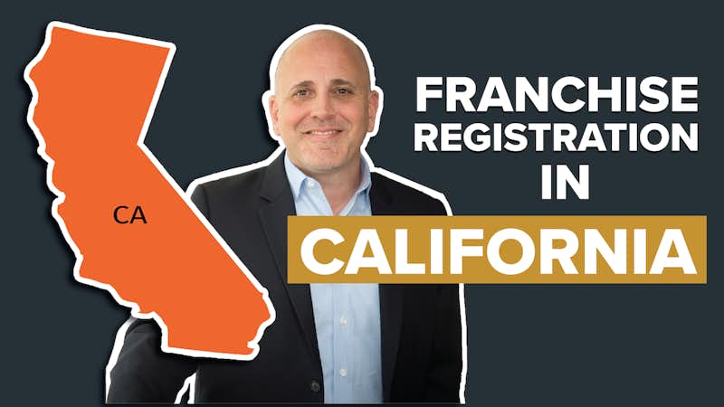 California is a franchise registration state. Before franchisors can offer or sell a franchise in the State of California, they must first register their FDD...