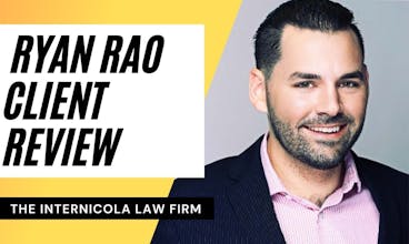 Ryan Rao Internicola Law Firm Client Review